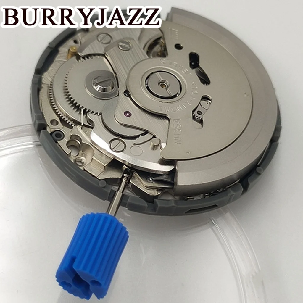 Movimento NH35 Meccanico ad alta precisione con data bianca 24 rubini Movimento automatico adatto alla corona alle 3/3,8