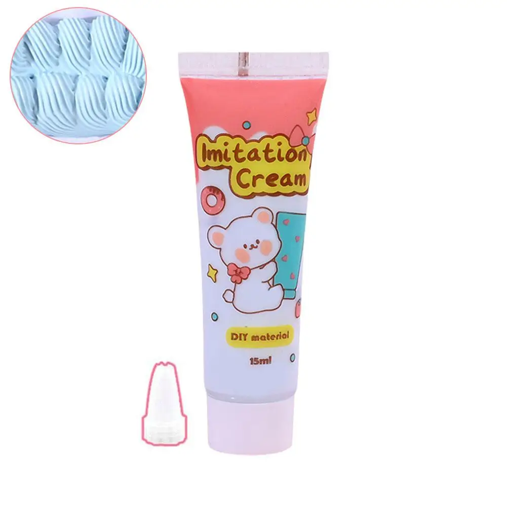 Diy Imitation Cream Glue Homemade Mobile Phone Hairpin Card Glues Accessories Craft Material Clay 15ml Cream Resin C6l0