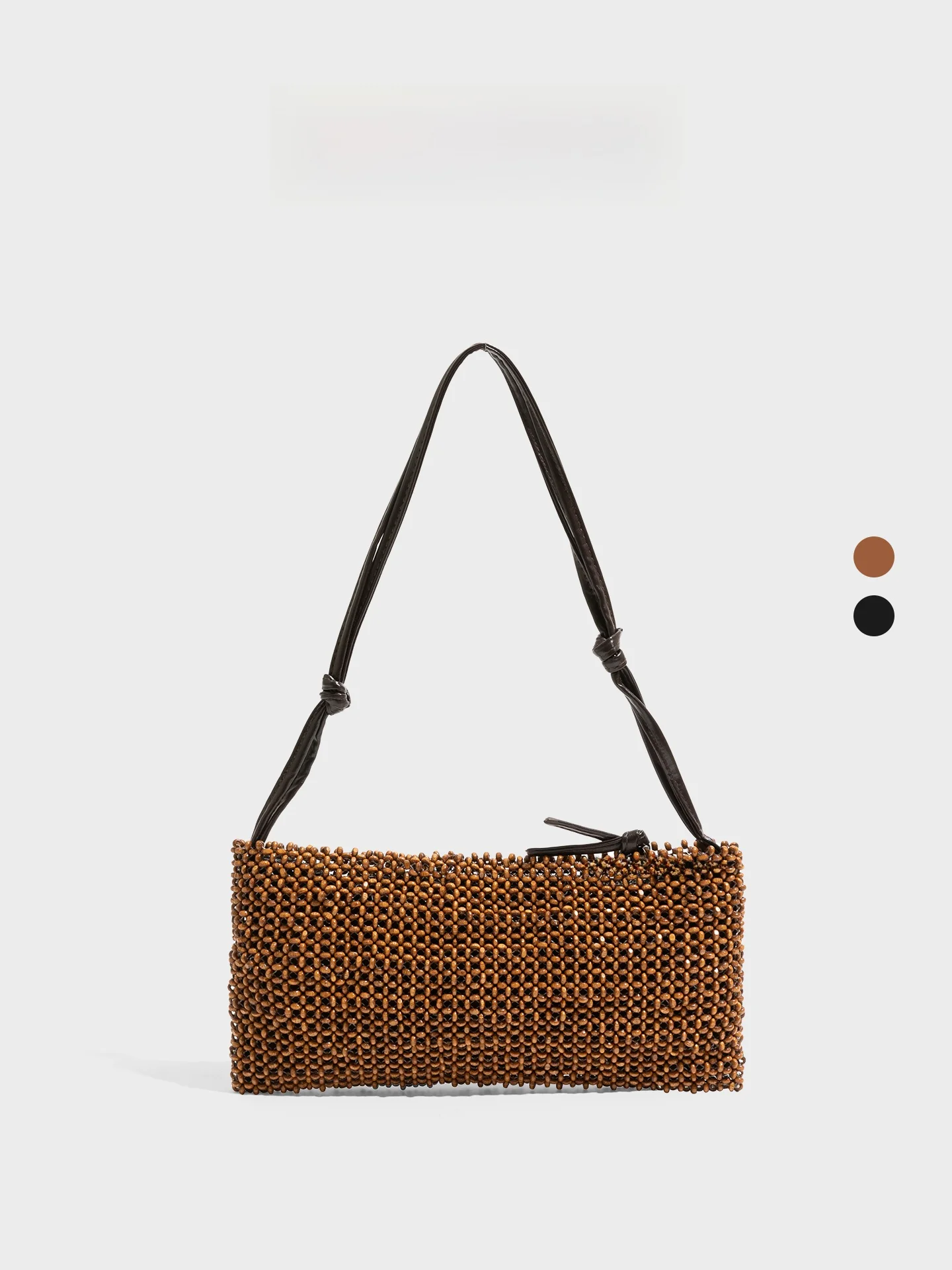 

Handcrafted Orange Girl PVC Woven Bag 2026 New Style Knotted Shoulder Strap Single Shoulder Bag Luxury Sensation Small Square...