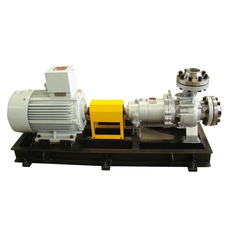 Heavy industrial crude oil hot oil transfer pump