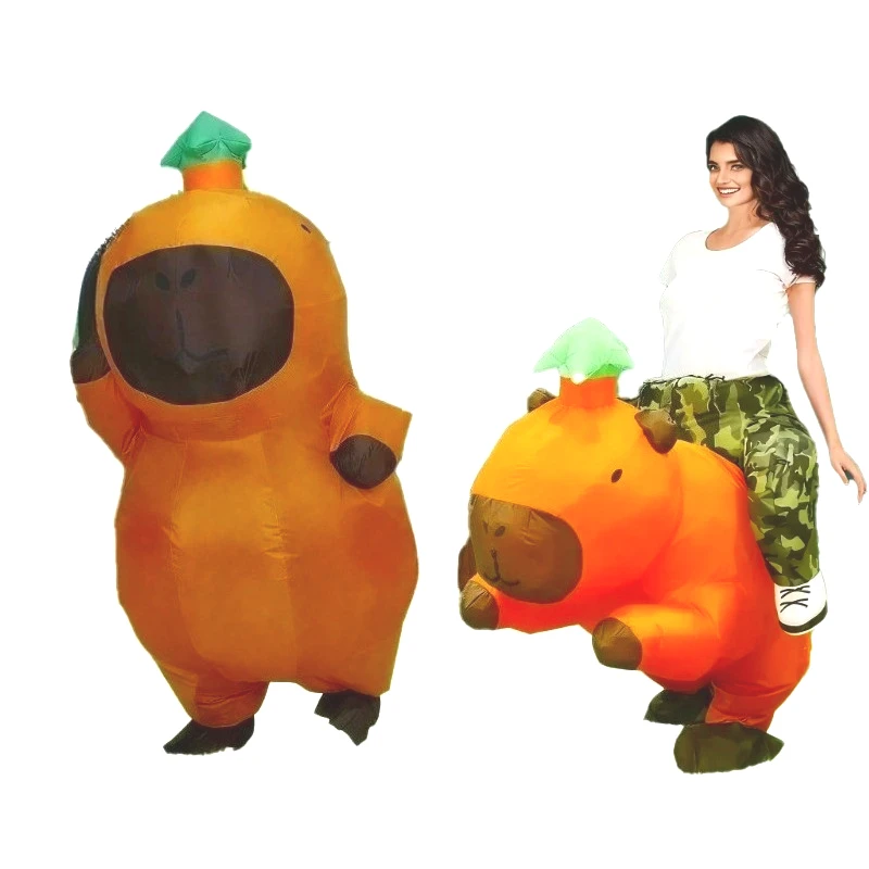 

Funny Capybara Inflatable Costume cosplay cartoon Capybara Blow Up Outfit For Halloween Christmas Carnival Party inflatable suit
