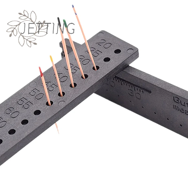 

Горячая стоматологическая эндо-линейка для стоматологической шкалы, эндодонтический инструмент, точка Gutta Percha, калибрующая измерительная линейка, измерение порки
