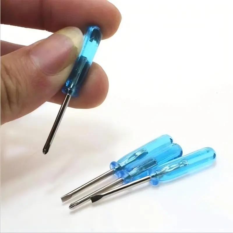 10-Pcs Mini Phillips Screwdriver Set 2mm Cross/Horizontal Head Precision Repair Tools for Toys And Electronics Hand Exercise