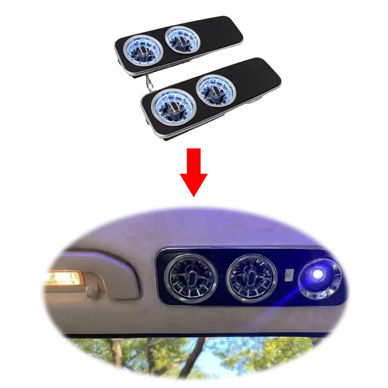 terior Accessories car air vent with RGB Ambient light reading light for Vito V-class Metris W447 V260 V250custom