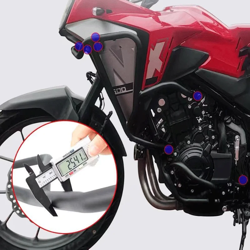 For Honda NX500 Motorcycle Anti-Crash Bar Frame Protection Bumper Frame Bar Engine Guard Highway Crash Bars Brand Accessories