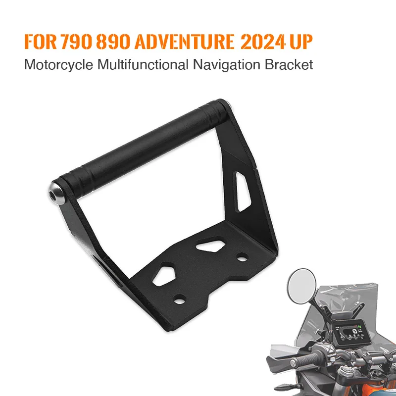 

for KTM 790 890 ADV Adventure 2024 2025 Motorcycle Navigation Bracket Phone Holder GPS Mount Plate Bar Kit