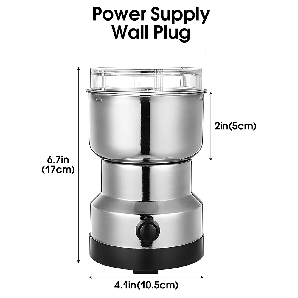 Electric Bean Grinding Tool Stainless Steel Milling Hine For Seeds Spices Herbs Multipurpose Nuts Coffee Grinder