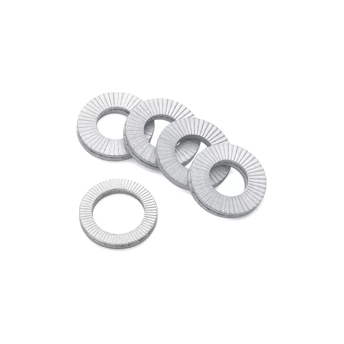 304 Stainless Steel Double Layered Self-Locking Toothed Lock Washer