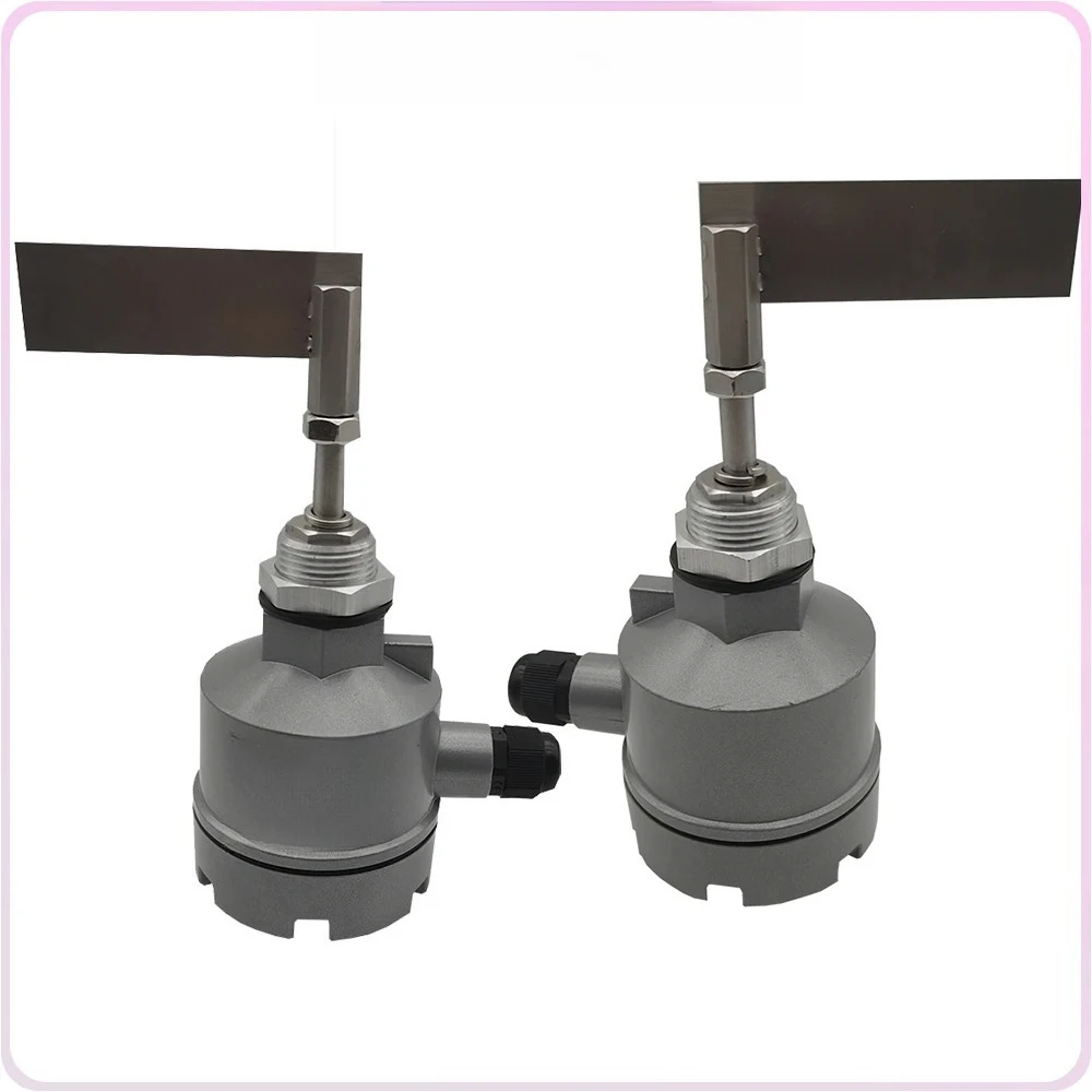Resistance Rotary Level Switch, High Temperature Resistant Rotary Paddle Level Sensor Hopper Level Limit Control Alarm RS Series