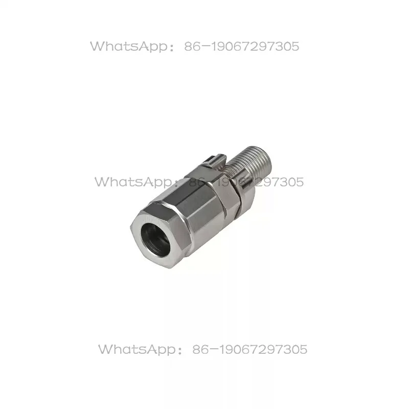 M10 shallow water deep threading, no potting, threading screw connector, no potting, shallow water sealing component