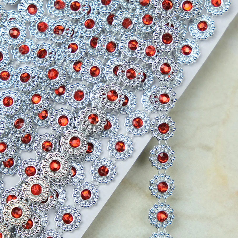 4m Plum Diamond Chain Lace Hand-DIY Lace Accessories