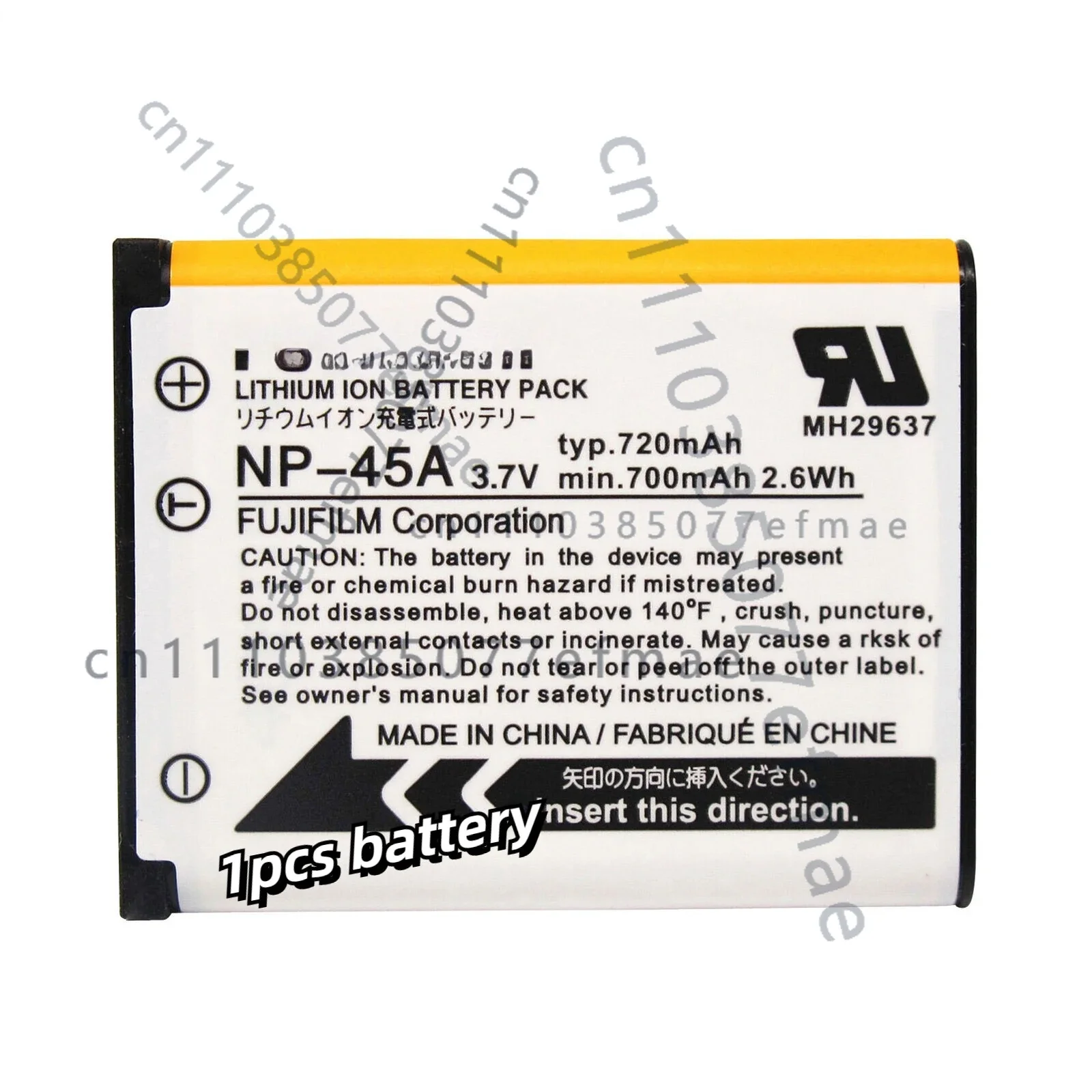 For Fujifilm NP-45A Battery NP-45 J15 J20 JV105 JX580 T200 XP10 Z30