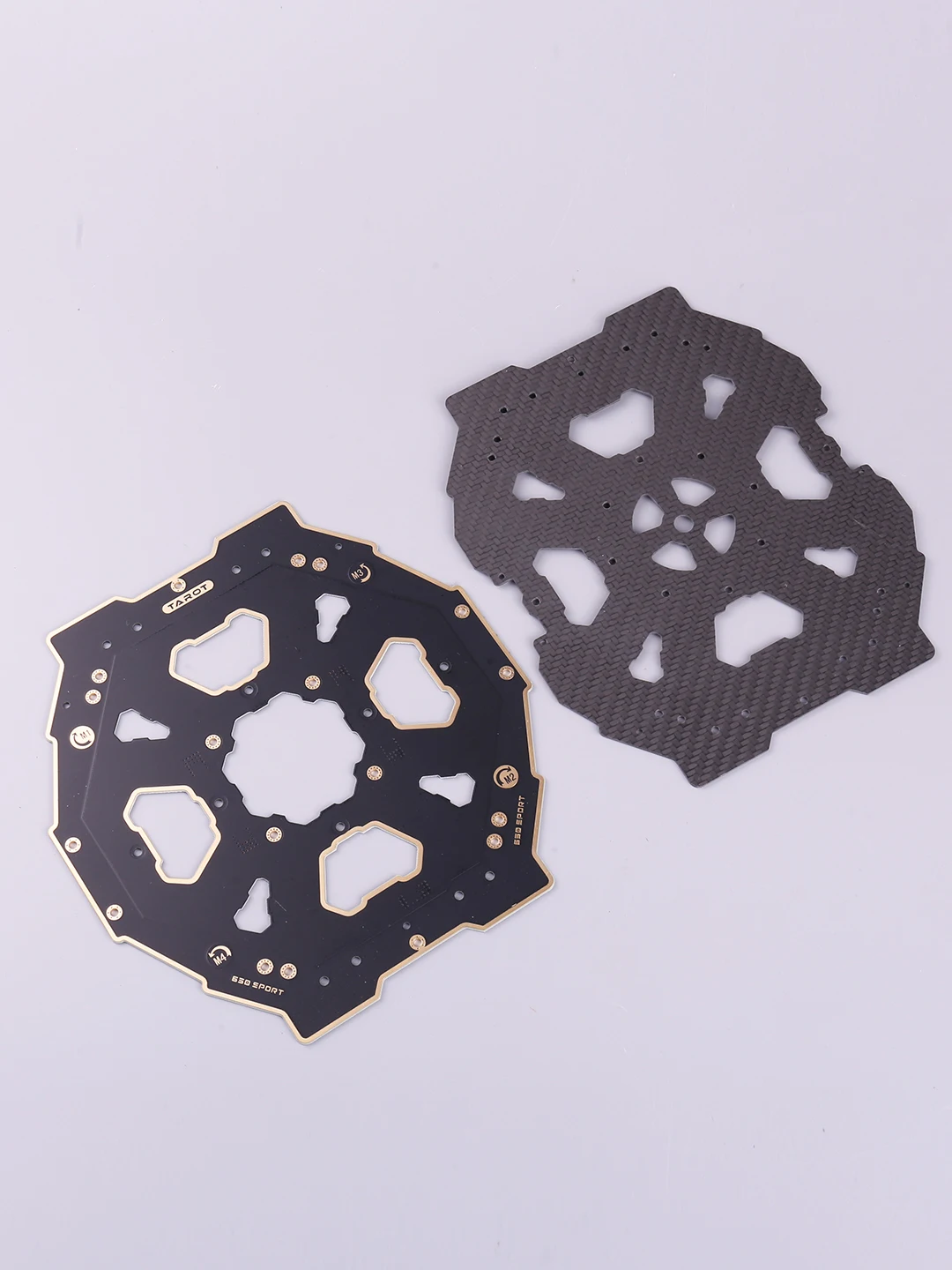 Tarot TL65S05 placa central/650 Sport especial Placa de cubierta superior e inferior para protección de plantas modelo de aviación de fibra de carbono