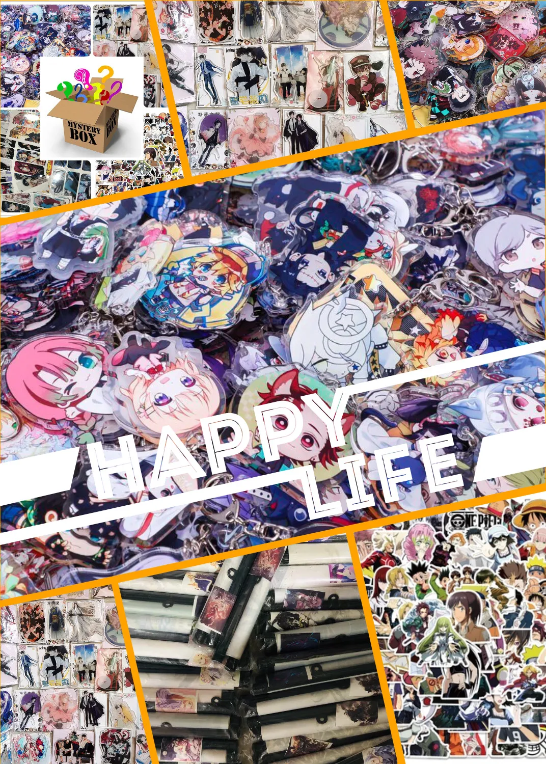 Anime Game Acrylic Pendant Keychain Stand Figure Wall Scroll Poster Sticker Postcard Gifts box Birthday Cosplay