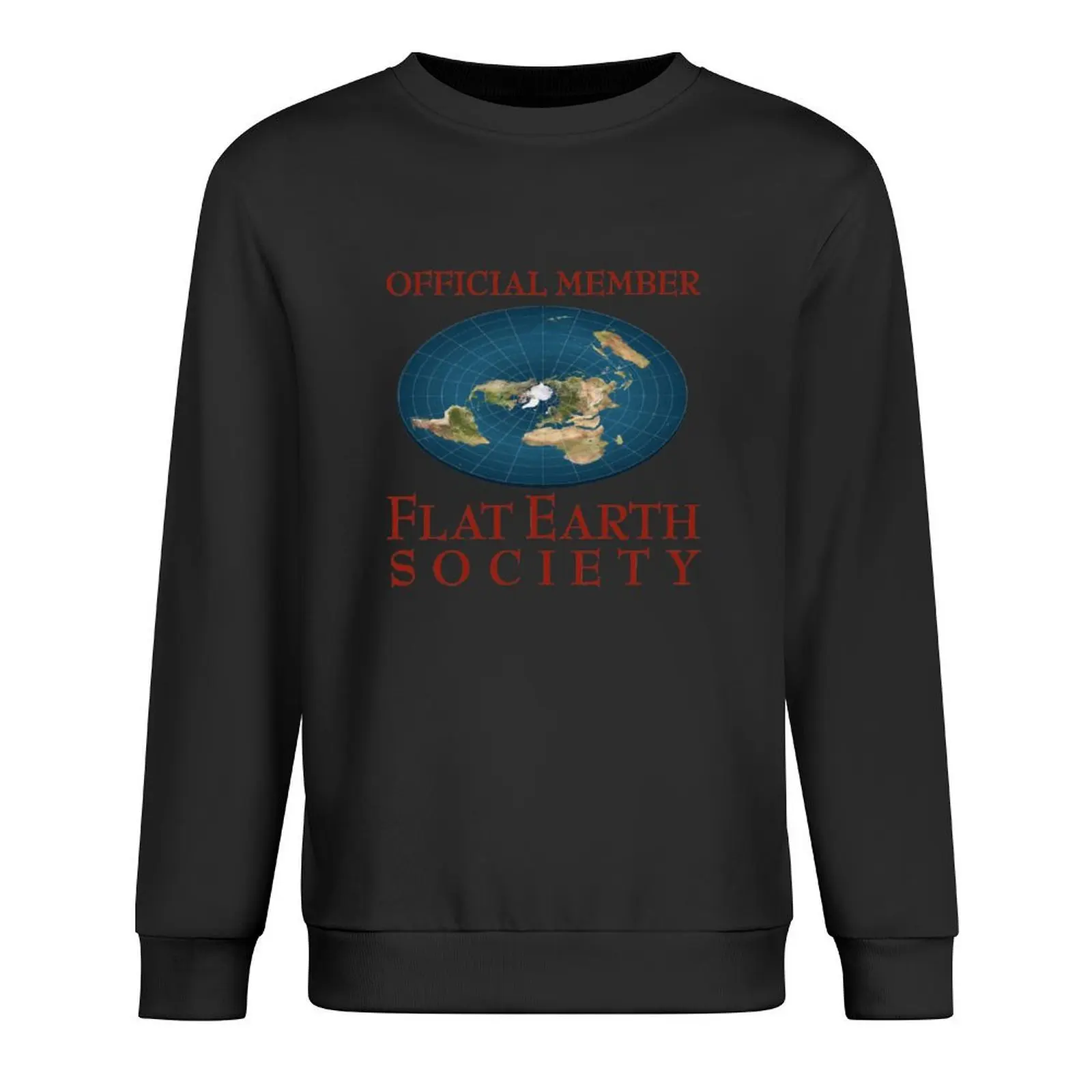 

Flat Earth Society Pullover men's sweat-shirt autumn new products men clothing graphic t shirts men hoody