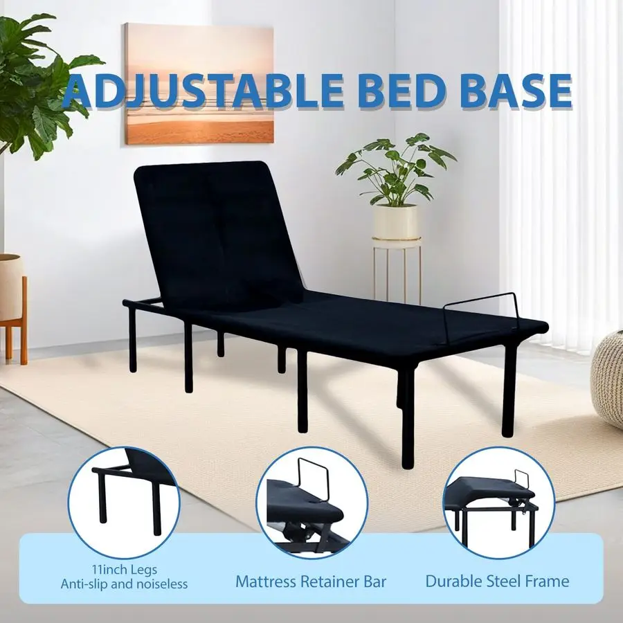 Bed Frame Twin XL Bed Frames Adjustable Twin XL Bed Frame Twin Adjustable Bed Frame with Remote Electric Adjustable Bed Frame Bl