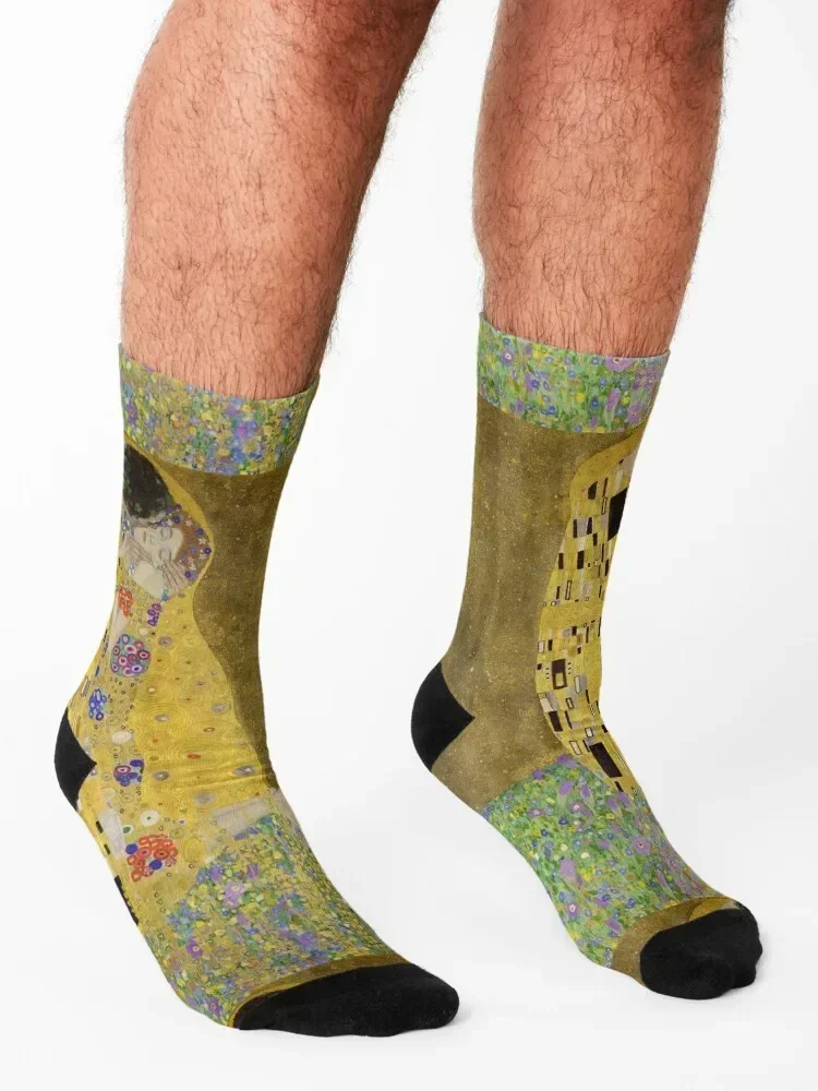 كليمت الفن الجوارب هدايا عيد الميلاد للأطفال الأساسية كروسفيت السيدات الجوارب الرجال الصالة الرياضية الجمالية السنة الجديدة الجوارب النسائية الرجال