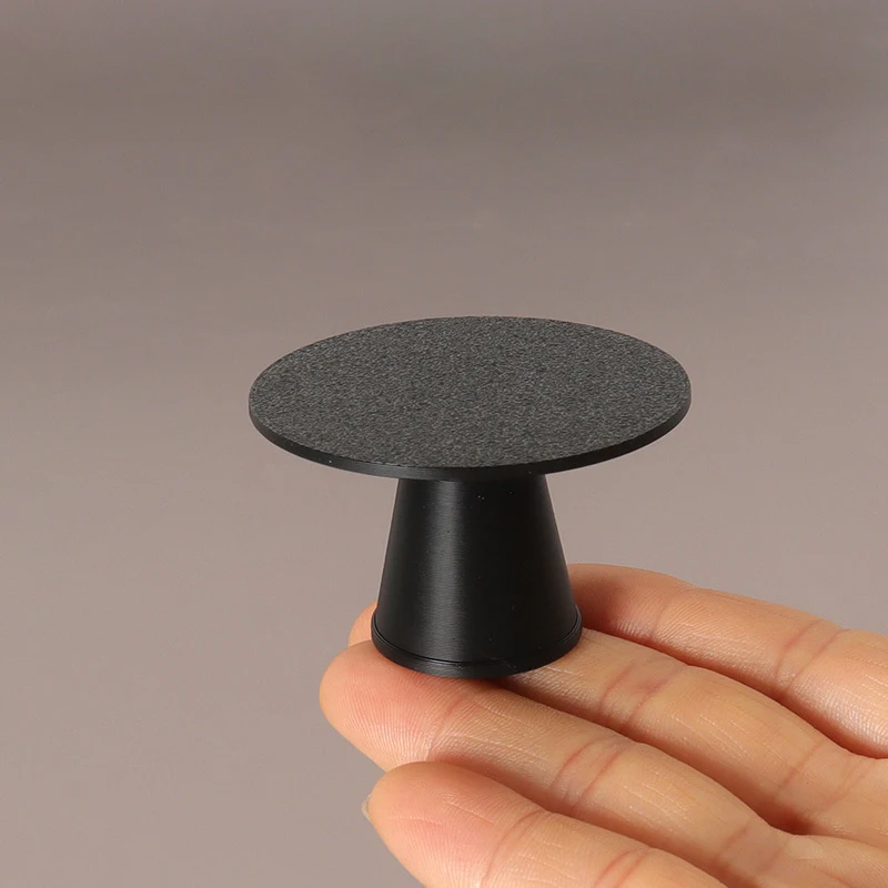 طقم كراسي طاولة مستديرة سوداء بمقياس 1/12، ديكور مثالي لبيت الدمى لشخصية مصغرة واقعية #4