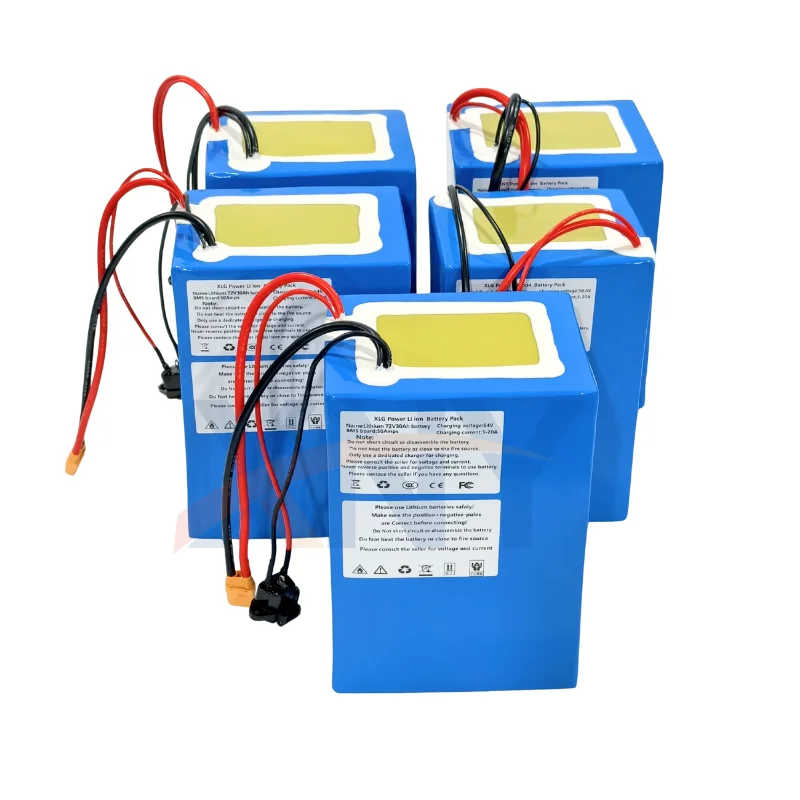 XNY High Capacity 72V Lithium Ion Battery 40Ah-100Ah with Bluetooth BMS for 5000W Electric Scooter Motorcycle Forklift Crane Tru