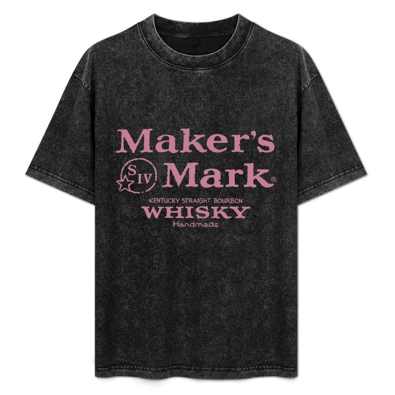 Camiseta Makers Mark Bourbon Pink, camiseta informal transpirable de manga corta