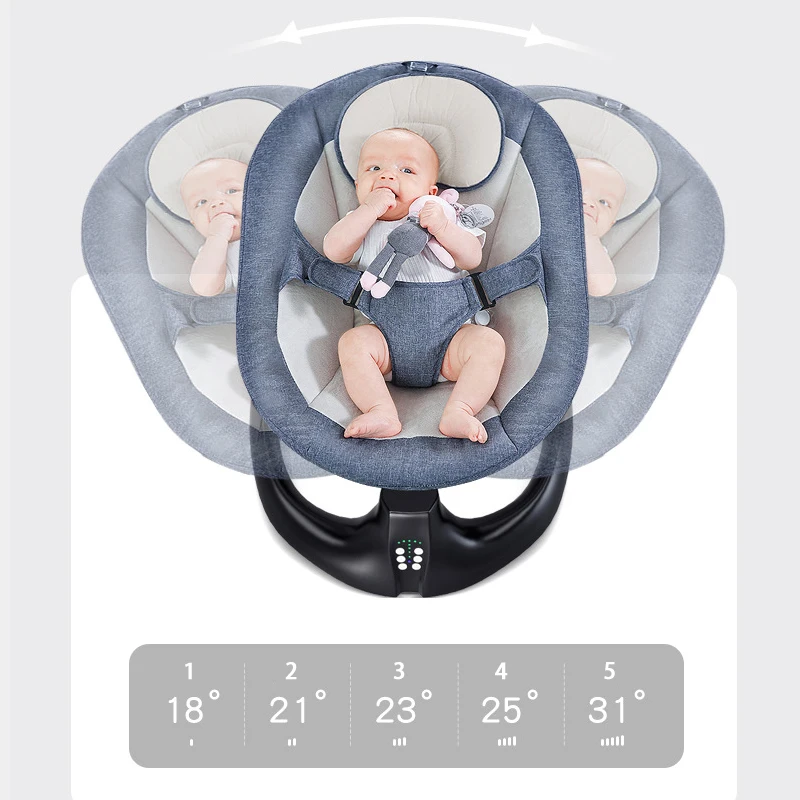 Baby bed electric baby sleep rocking chair Baby bed comfortable chair multi-functional baby comfort recliner