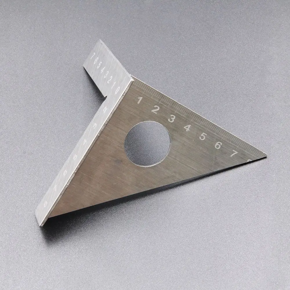 

Stainless Steel Angle Ruler Protractor Multifunction Woodworking 45 90 Degree Measuring Marking Gauge Angle Protractor Rulers