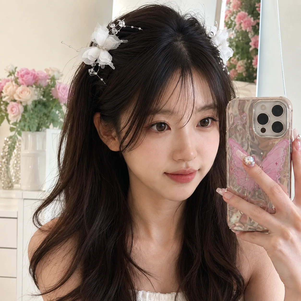 Transparente Schmetterling-Haa – Women'S Korean Accessories Bewertung und Preis