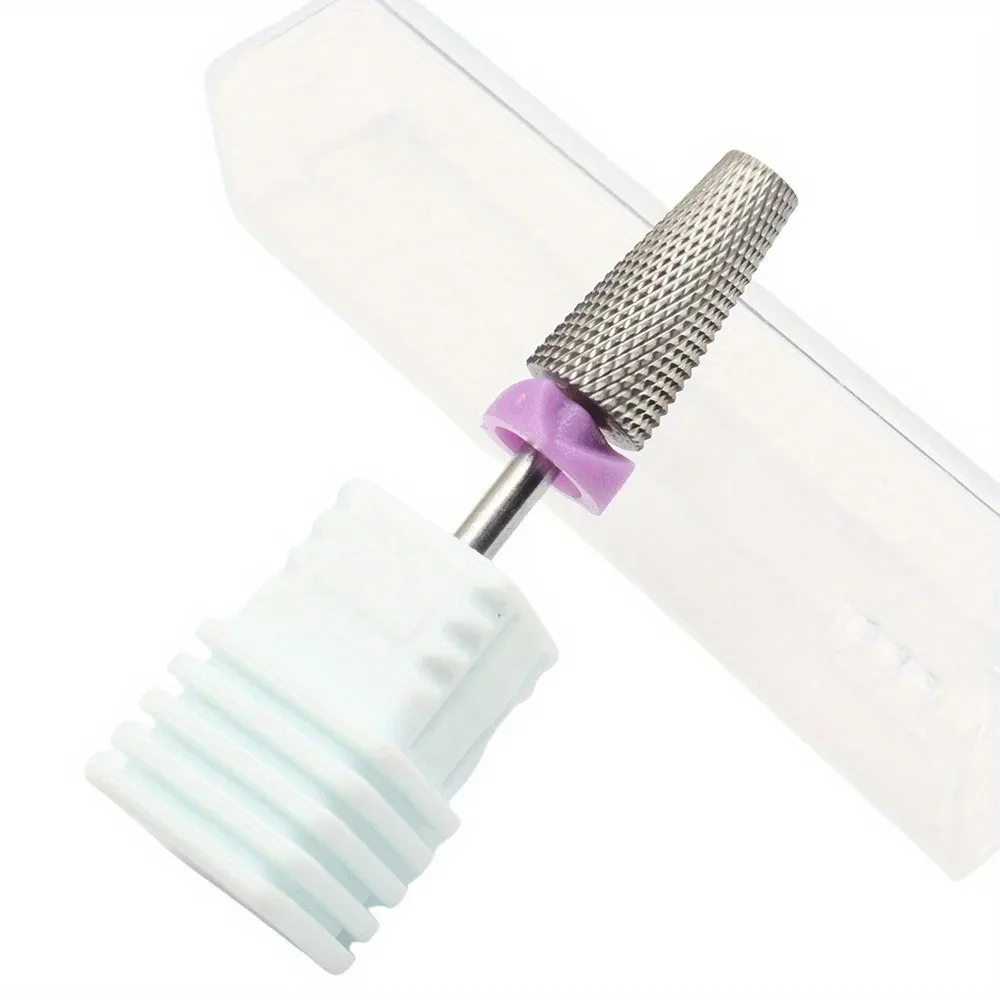 1PC 3XF Nail Drill Bits 5 in 1 Rotate Electric Ceramic Milling Cutter For Manicure Gel Polish Remover Tools
