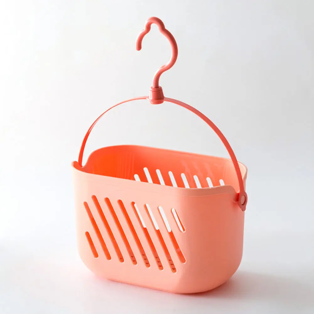 Bathroom Wall Mounted Storage Basket Plastic Organizer Rack For Toilet Shower Accessories Makeup Stationery Home Shelf
