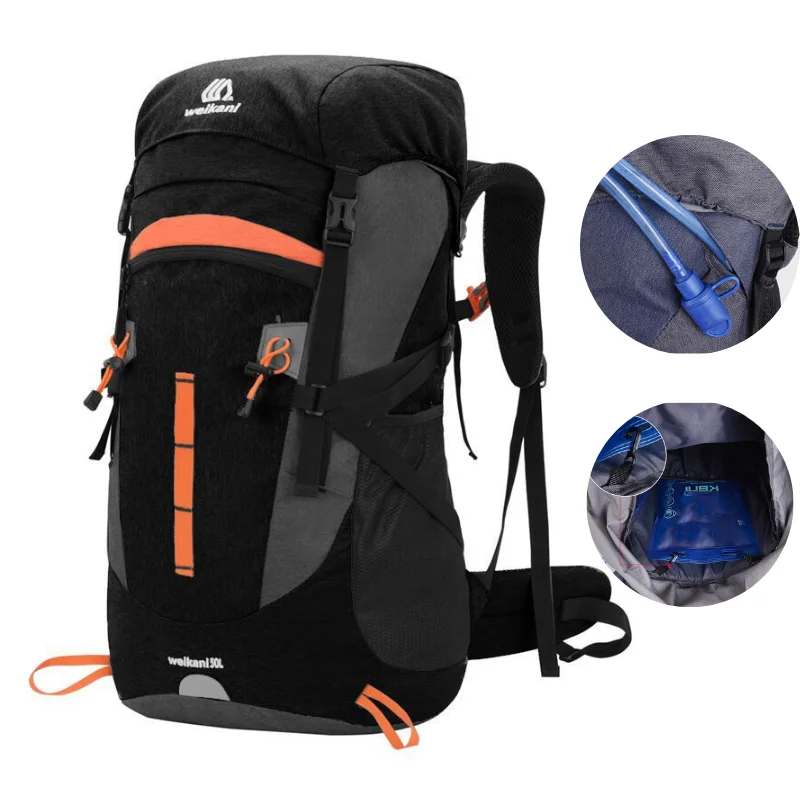 

Anti-theft Camping Waterproof Backpack Men Mountaineering Bags Reflective Trekking Backpacks Outdoor Climbing Travel Bag Pack