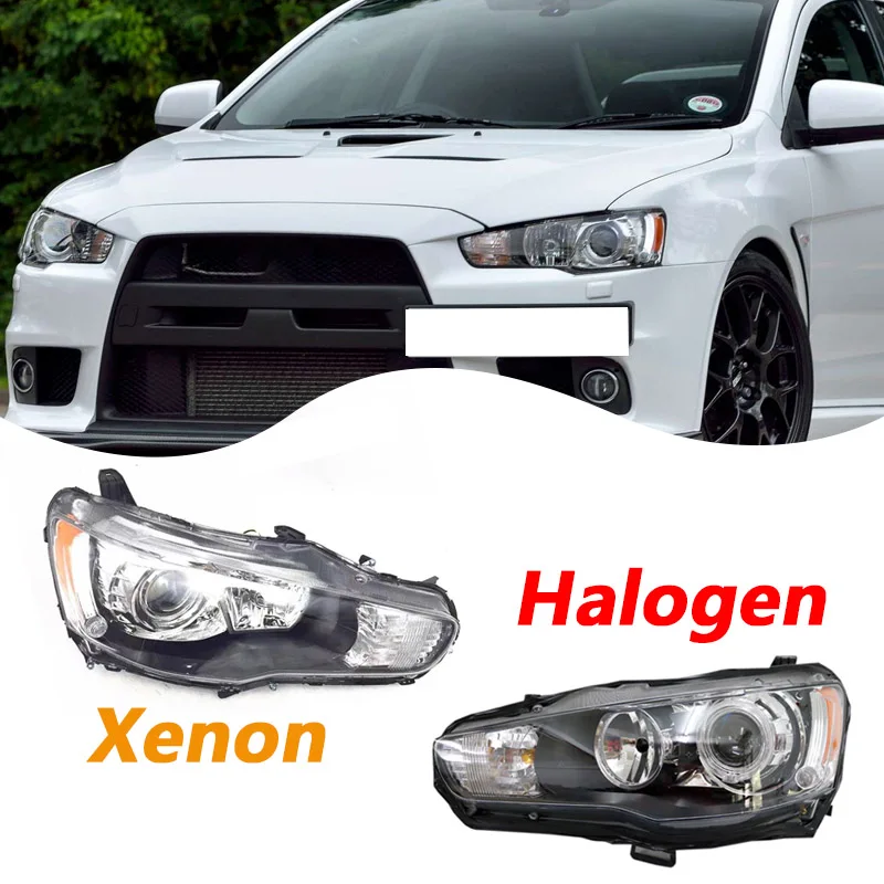 Headlight Without Ballast For Mitsubishi Lancer Evo 10 FORTIS Gt CX CY CZ 2007-2019 LHD HID Turning flashing light Accessories