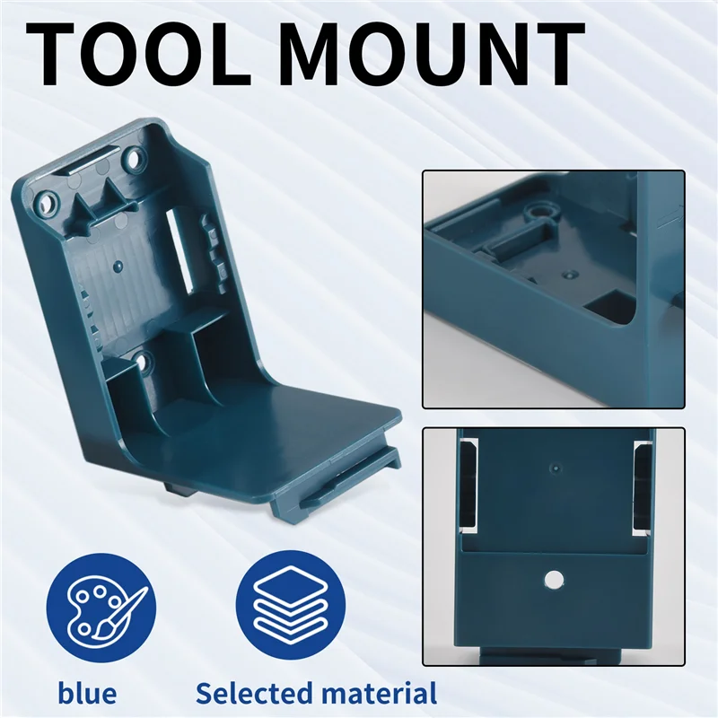 5 paquetes de soporte de herramientas para 18 V, soporte de batería para soportes de batería de 18 V/percha/soporte de muelle