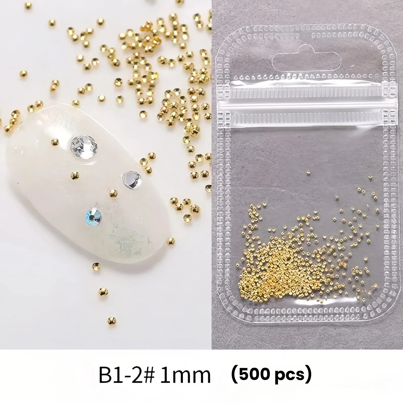 1 opakowanie Ozdoby do paznokci z motywem złota w kształcie sztabki Okrągłe, półpuste metalowe nitki Ozdoby do paznokci Akcesoria do zdobienia paznokci Uroki do paznokci