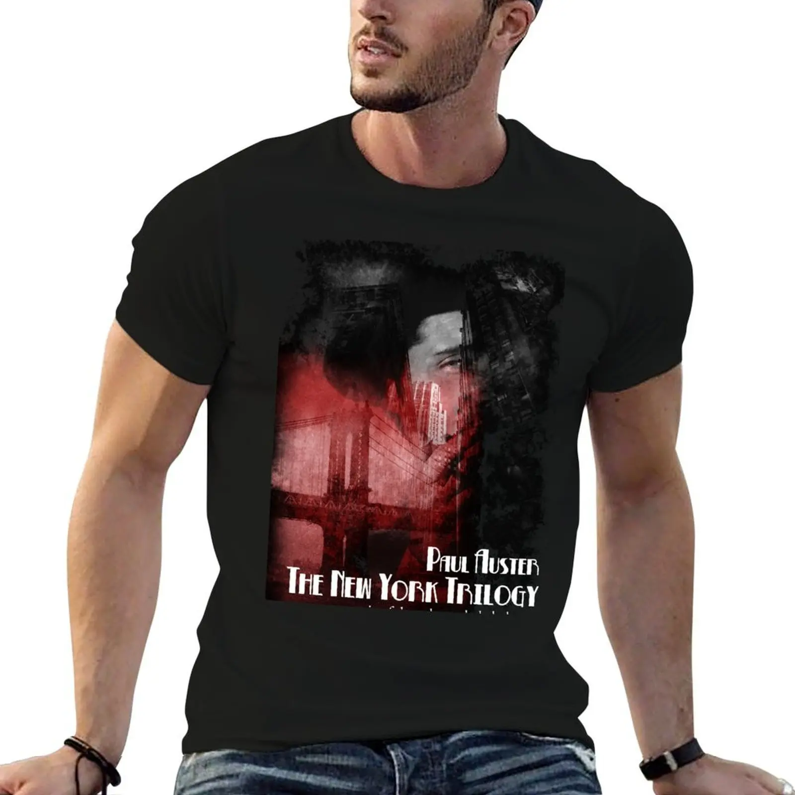 Paul Auster New York Trilogy T-Shirt new edition Clothing t shirt men 100℅ cotton
