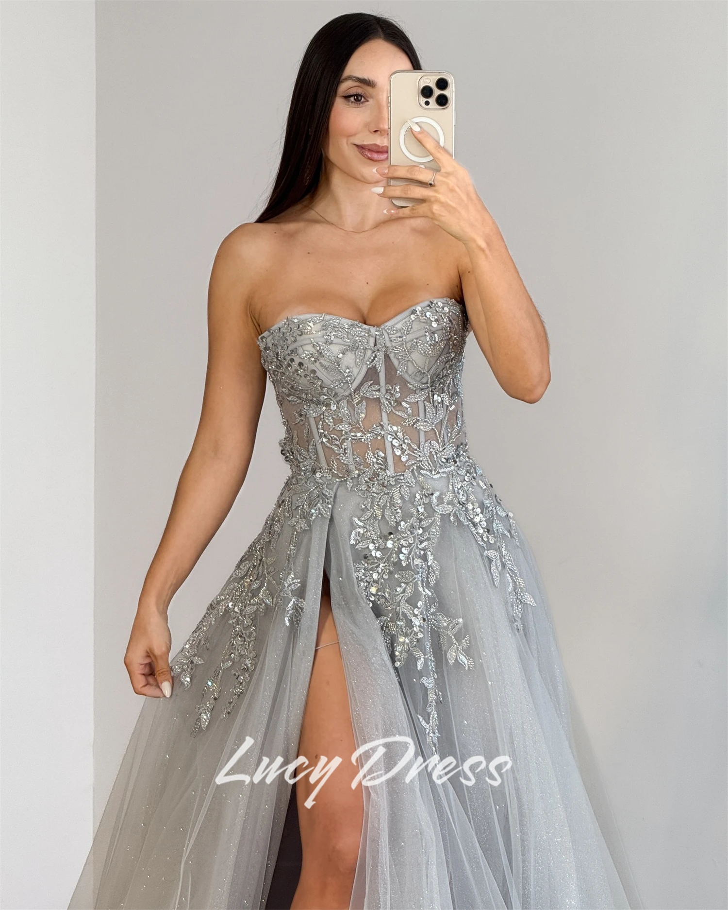 

Lucy Customized Wedding Party Dress Robes De Cocktail Dresses for Special Occasions Luxurious Women's Evening Dresses 2025 Woman