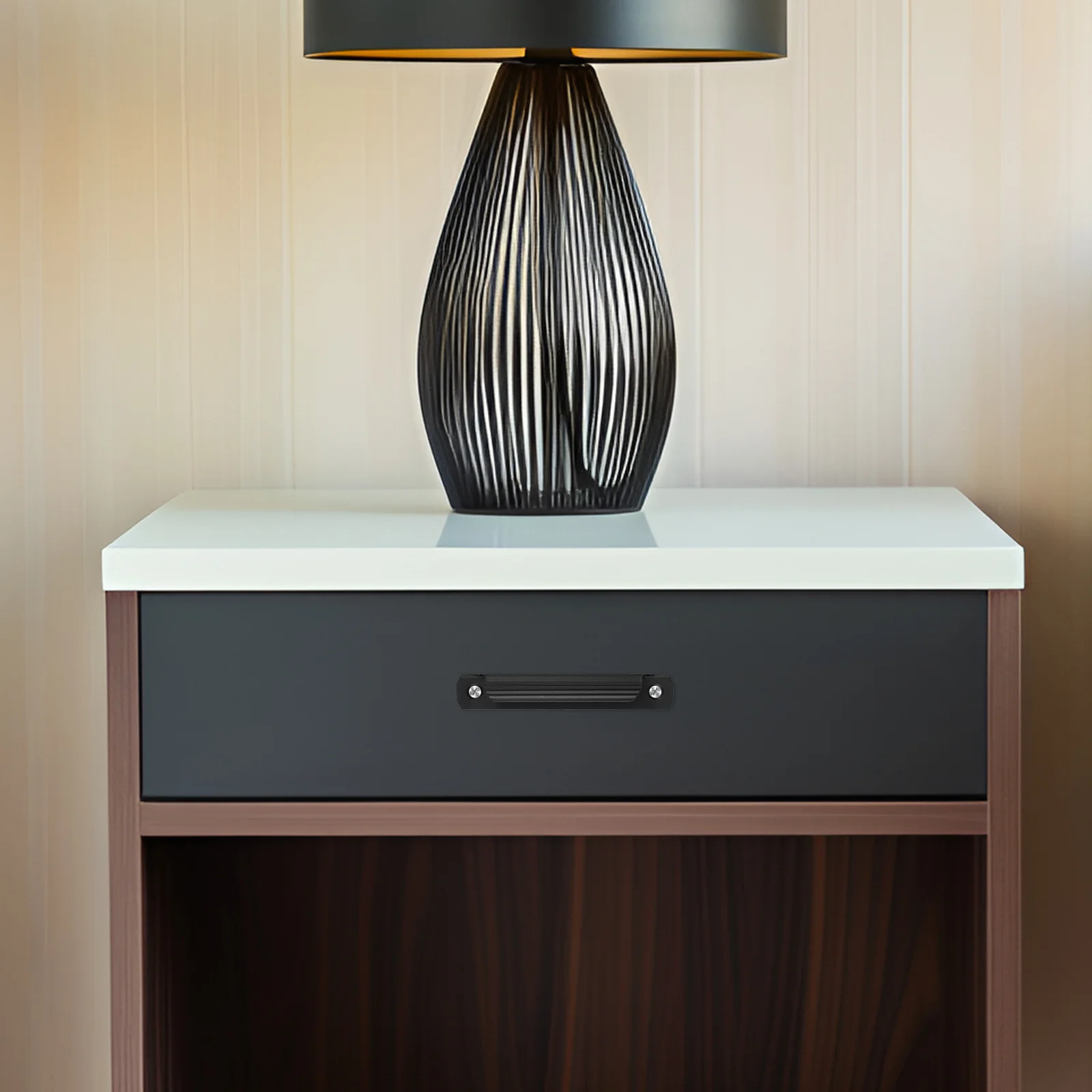 

2Pcs Screen Door Handle Aluminum Alloy Sliding Door Pull Handle Replacement for Windows Cabinets Drawers Drawer Handles