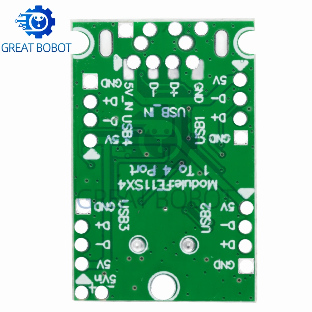 1~5PCS Industrial-Grade USB 2.0 Expansion Hub Module: 1-to-4 Port Interface Adapter Development Board with Driver Support