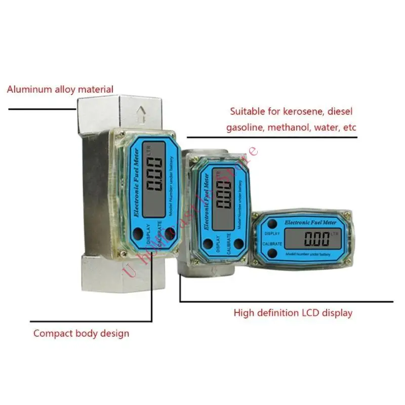 

63HF Digital Meter Water Flowmeter with Anti-Interference Function 1inch