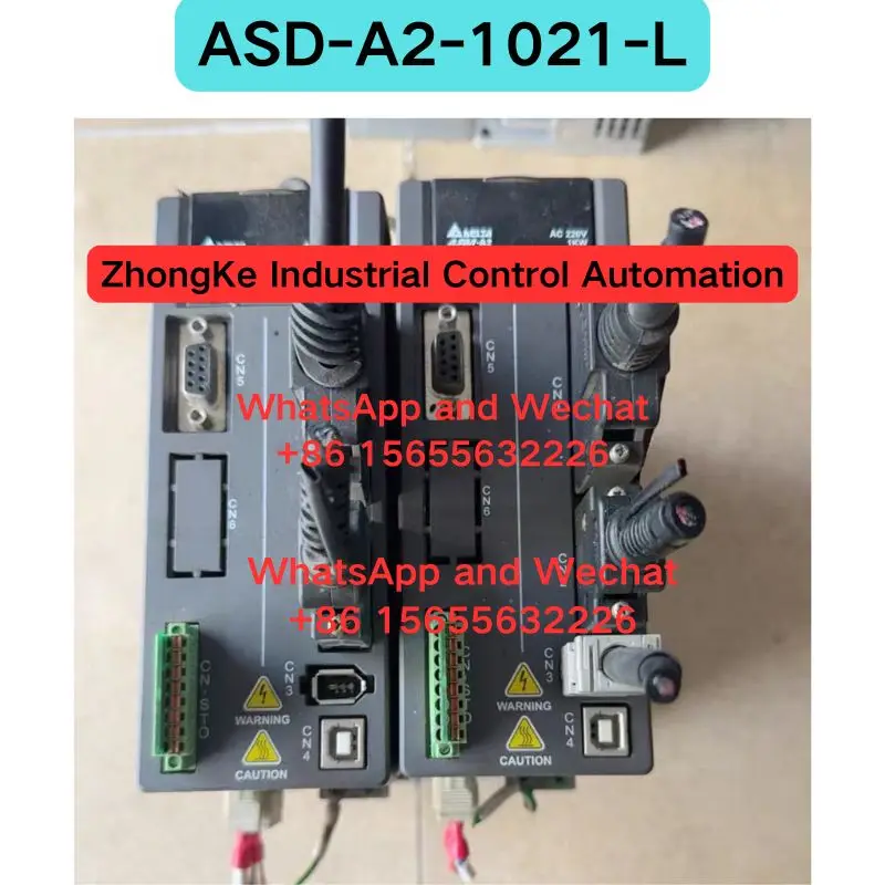Used OEM disassembled parts ASD-A2-1021-L servo driver Functional test OK