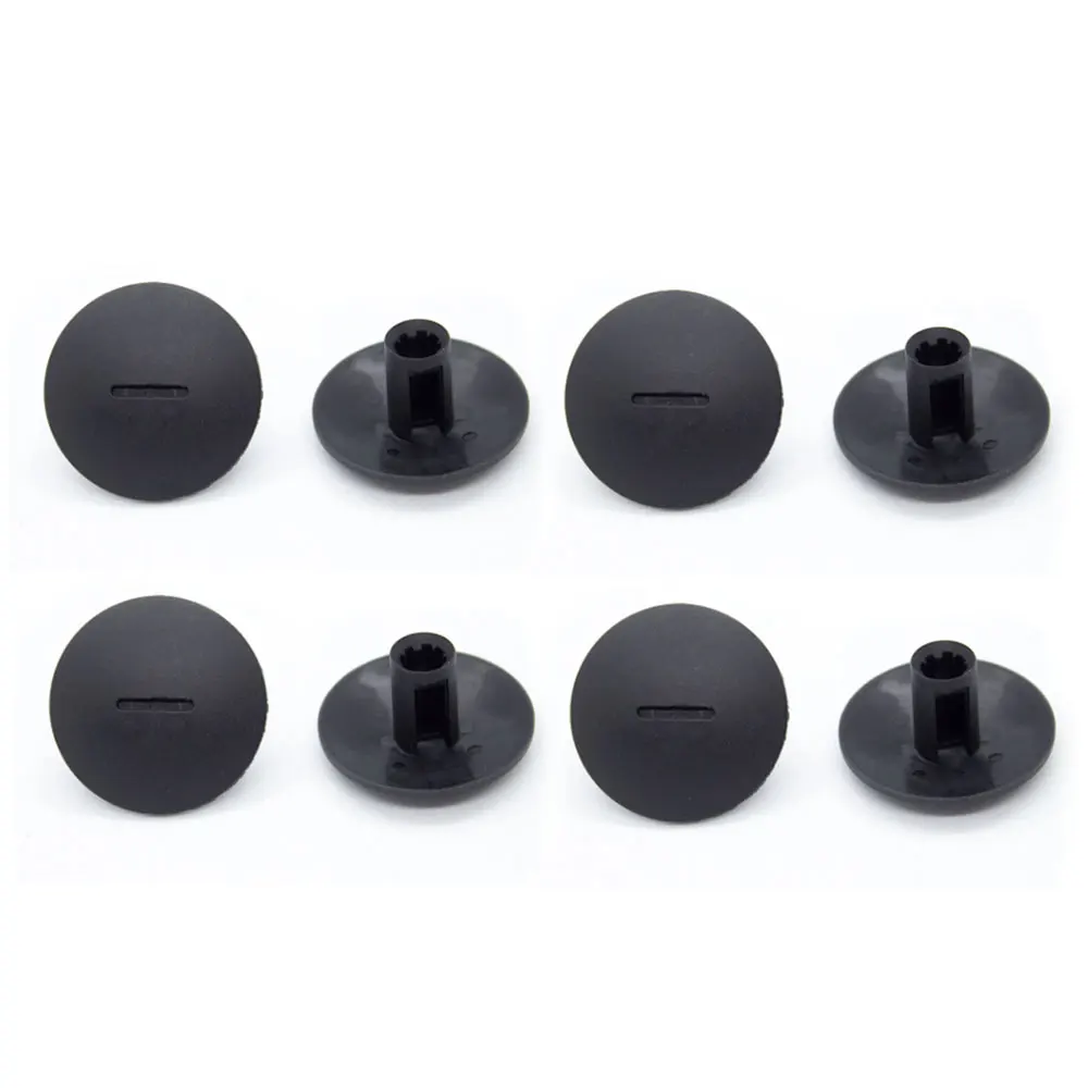 10pcs Car Door Panel Retaining Clips Car Wheel Shell Fasteners Black Replaceable Car Interior Accessories for Renault 7703081054