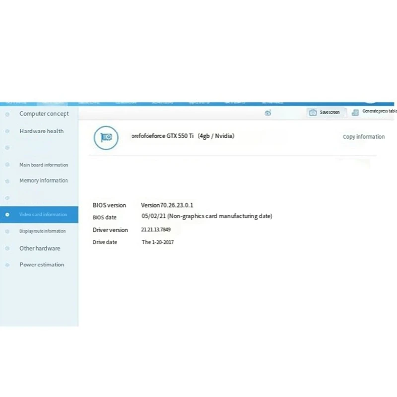 Top-GTX 550Ti 4GB GDDR5 Computer Graphic Card Gaming Video Cards For PCI-Express 2.0 Computer Separate Game Video Card