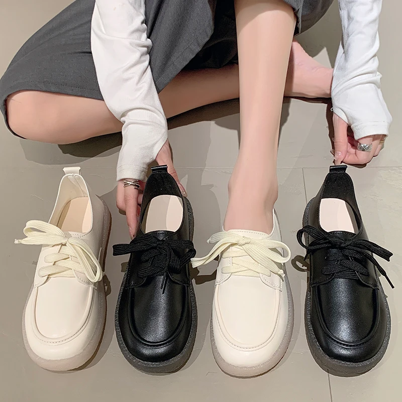 

Little White Shoes Women Sneakers New Breathable High Quality Leather Women's Shoes Casual Sports Board Shoes Sneaker