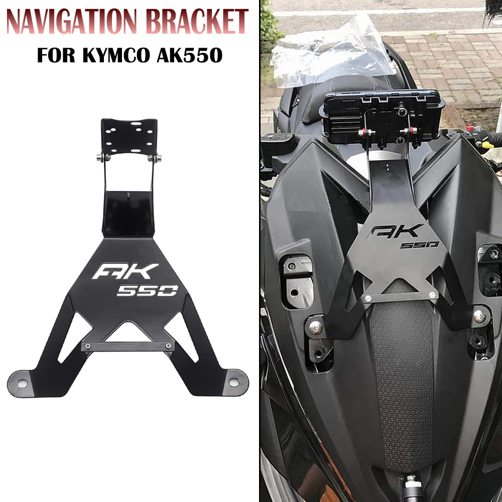 

New motorcycle Front Phone Stand Holder Smartphone Phone FOR KYMCO AK 550 AK550 ak550 GPS Navigaton Plate Bracket USB charging