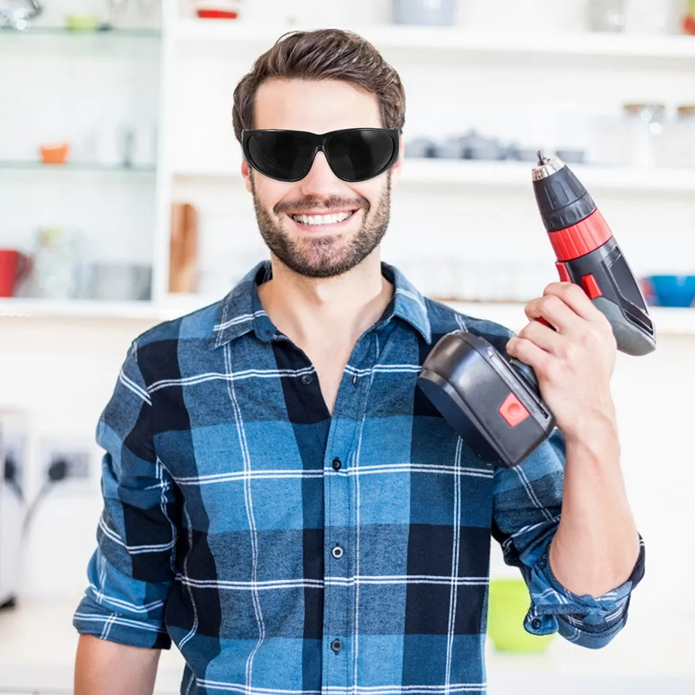 

12Pcs Welding Protective Goggles Safety Glasses Windproof Eyeglasses Dustproof Eye Protector for Electric Welding Work