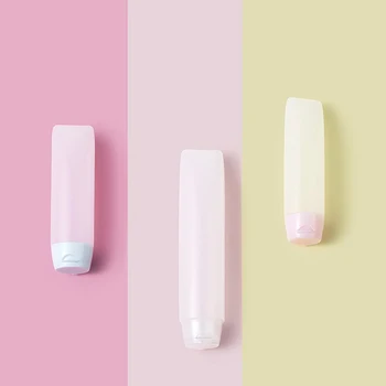 무작위 호스 병 스퀴즈 서브 병, 여행용 화장품 로션, 리필 가능한 용기, 빈 크림 항아리, 30 ml, 50ml, 1PC