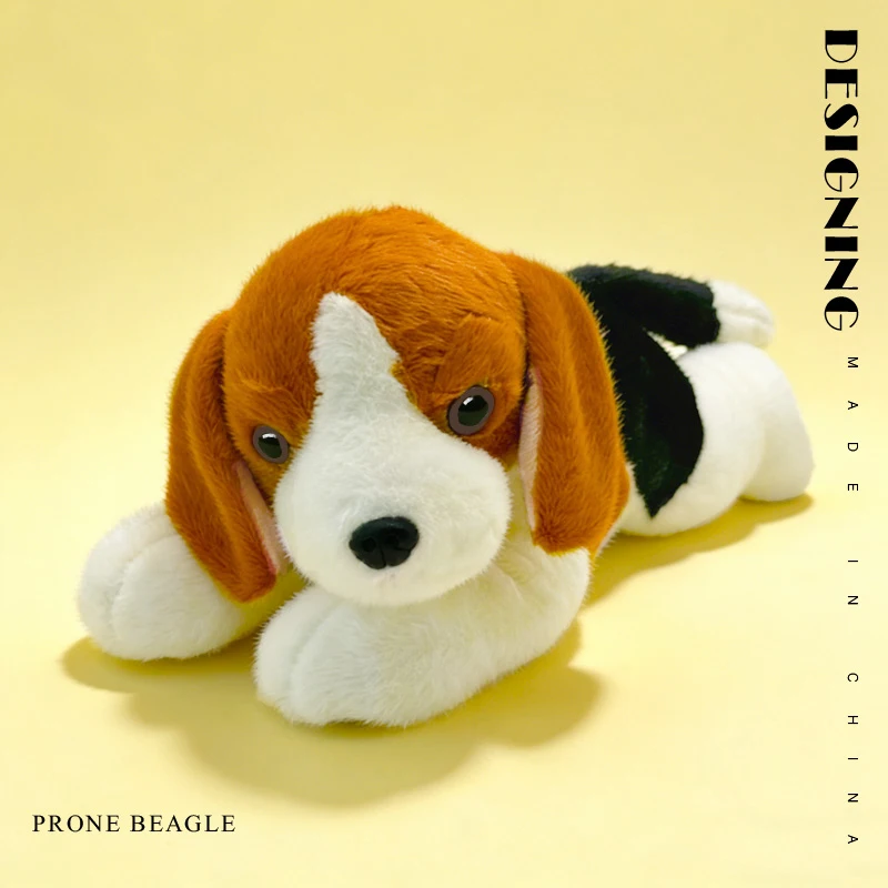 

1 шт. 26/38 см Милая плюшевая игрушка Бигль, реалистичная подушка-собака, мягкая набивная кукла-животное, кавайная игрушка для детей, подарок на день рождения