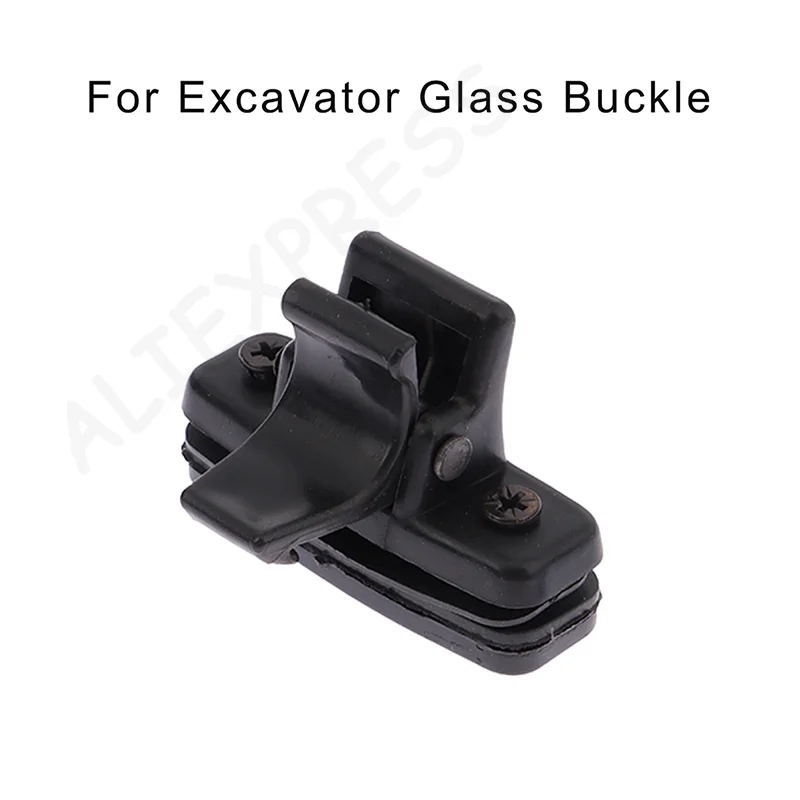 NewFor excavator glass buckle Sumitomo door and window push-pull buckle 4cm Cab Glass Buckle