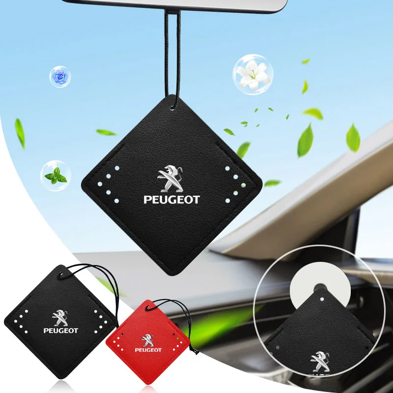 Car Interior Pendant Aromatherapy Room Deodorant Sachet for Peugeot 108 406 407 306 508 5008 408 206 207 208 Wheel Center Caps