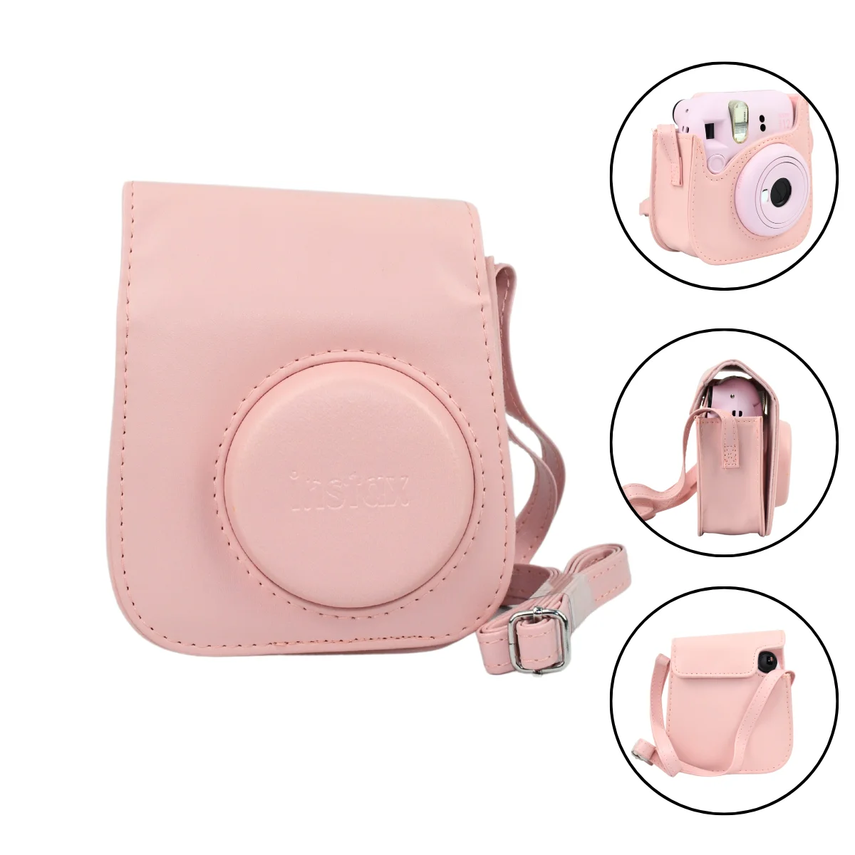 Instax mini 11 and 12 Groovy Pink Bag With Handle