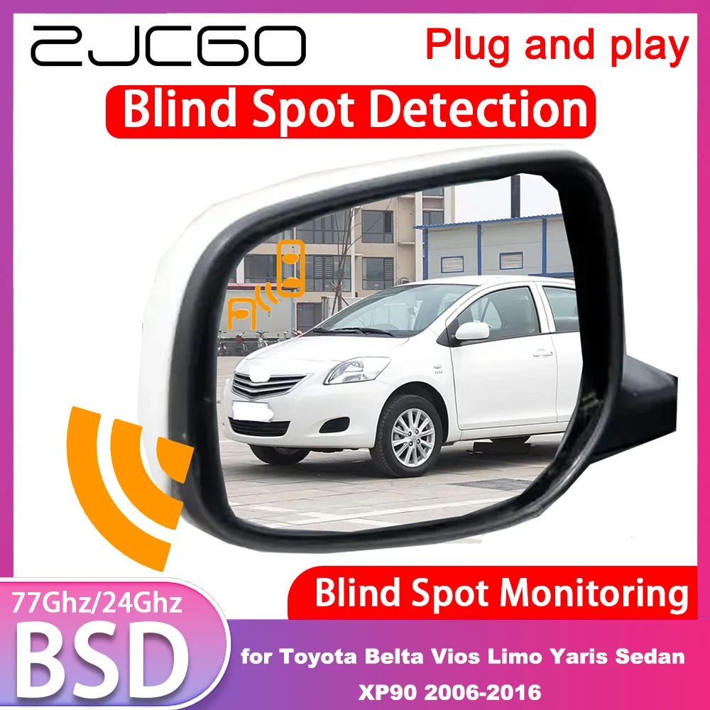 for Toyota Belta Vios Limo Yaris Sedan XP90 2006-2016 OEM Blind Spot Detection Monitoring Warning Lane Assist System 77GHz Radar